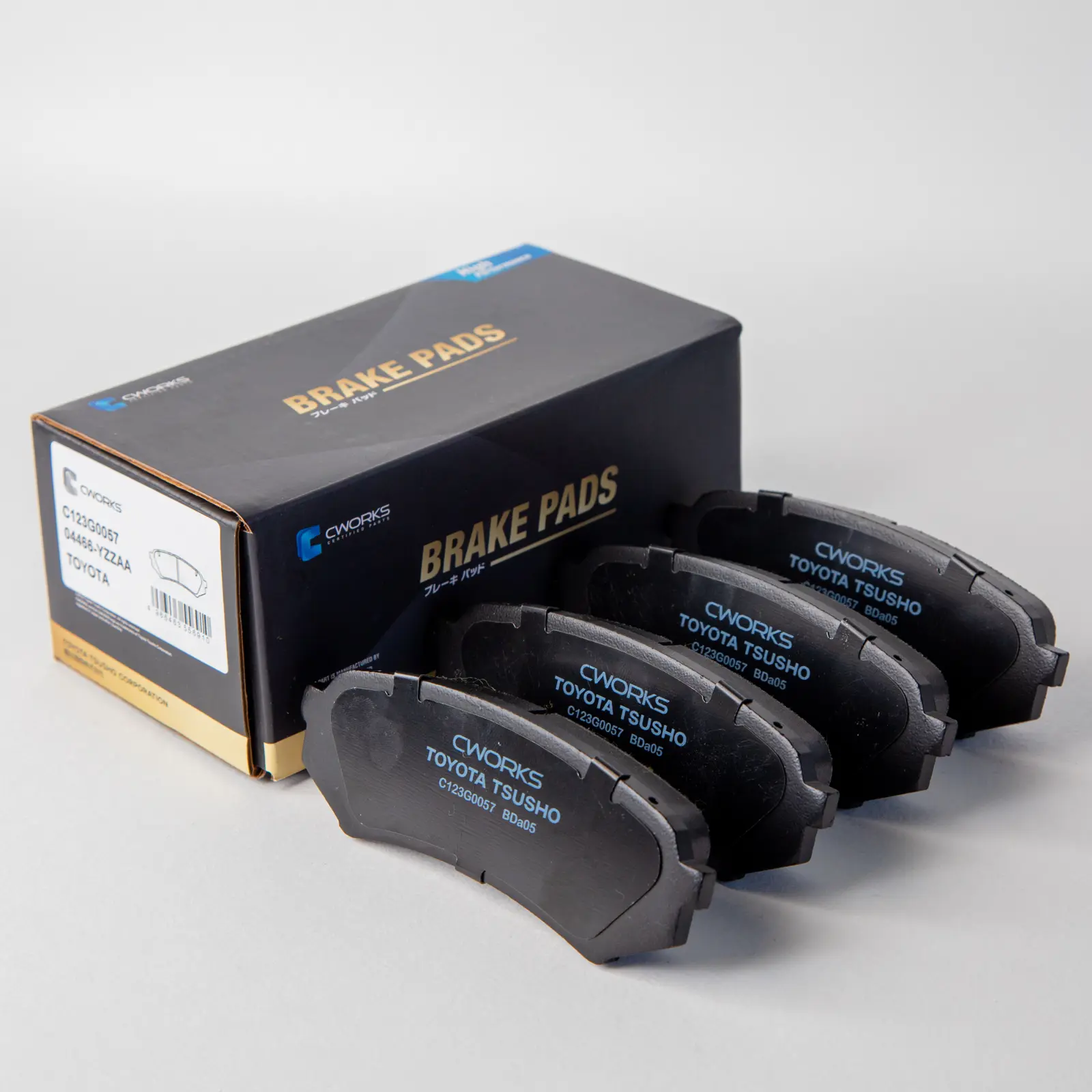 CWORKS Rear Brake Pad Set 04466-YZZAA